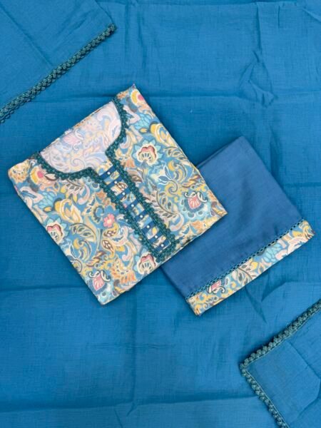 Pure Muslin Cotton Kalam Kari